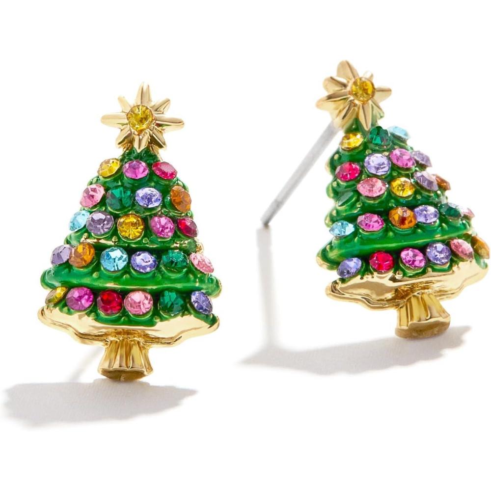 imageBaubleBar HolidayThemed EarringsChristmas Tree