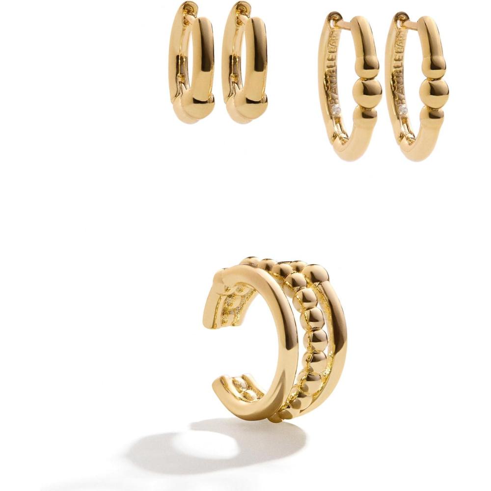imageBaubleBar Huggie Earrings Trendy Gift Fashion Jewelry GoldPlated Earrings for Women Small Hoop Huggie Earring SetsDana  Gold