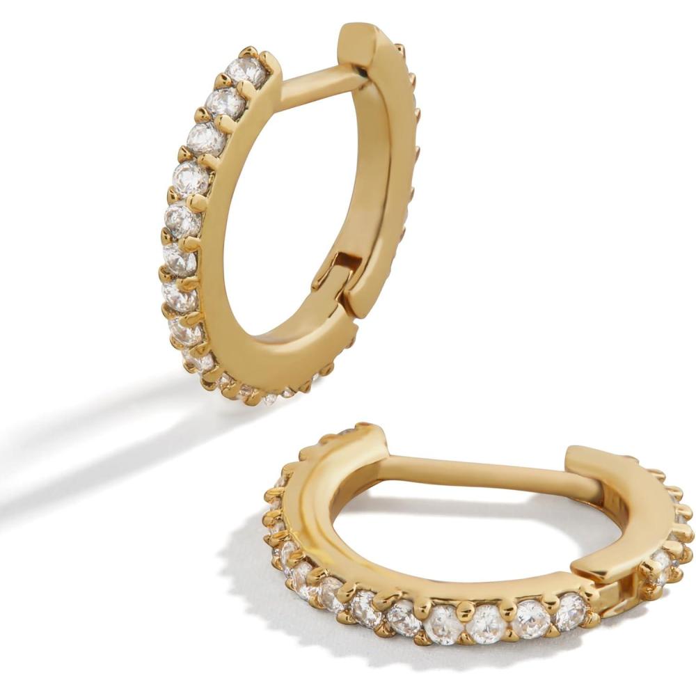 imageBaubleBar Huggie Earrings Trendy Gift Fashion Jewelry GoldPlated Earrings for Women Small Hoop Huggie Earring SetsNiata  Gold