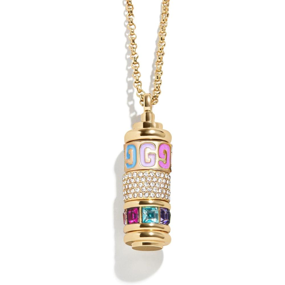 imageBaubleBar Initial Spinner Charm NecklaceG