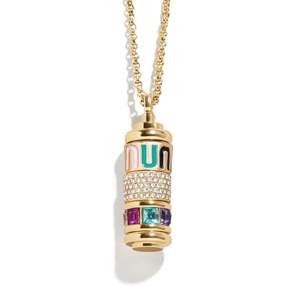 imageBaubleBar Initial Spinner Charm NecklaceU