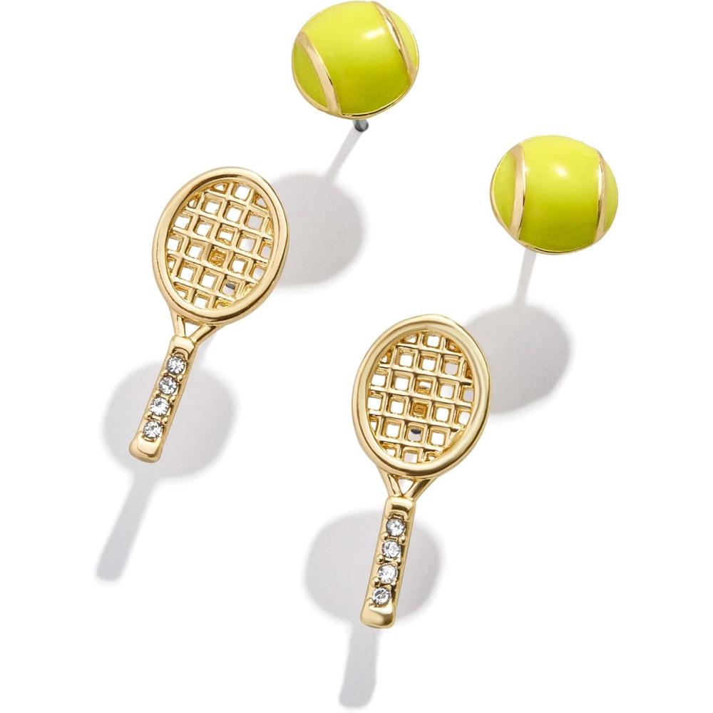 imageBaubleBar SportThemed Statement Earrings Novelty Stud Earrings for Women Costume JewelryMatch Point Set