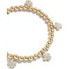 BaubleBar Divine Energy Pisa Bracelet, Trendy Fashion Jewelry, Stretch Bracelets for All Ages, Stackable and Beautiful(Clover)