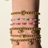 BaubleBar Divine Energy Pisa Bracelet, Trendy Fashion Jewelry, Stretch Bracelets for All Ages, Stackable and Beautiful(Clover)