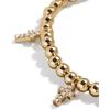 BaubleBar Divine Energy Pisa Bracelet, Trendy Fashion Jewelry, Stretch Bracelets for All Ages, Stackable and Beautiful(Cross)