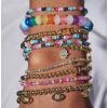 BaubleBar Divine Energy Pisa Bracelet, Trendy Fashion Jewelry, Stretch Bracelets for All Ages, Stackable and Beautiful(Evil Eye)