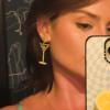 BaubleBar Food & Drink-Themed Statement Earrings, Novelty Earrings for Women, Costume Jewelry(Dirty Martini – Set of 2)