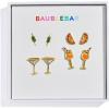 BaubleBar Food & Drink-Themed Statement Earrings, Novelty Earrings for Women, Costume Jewelry(Happy Hour – Set of 4)