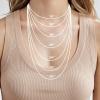 BaubleBar Initial Spinner Charm Necklace(X)