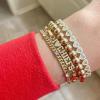 BaubleBar Kali Tennis Bracelet for Women – Classic Gold-Plated Bracelet w/Cubic Zirconia Crystals, Hypoallergenic, Perfect for Stacking, Women’s Jewelry(Clear)
