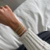 BaubleBar Kali Tennis Bracelet for Women – Classic Gold-Plated Bracelet w/Cubic Zirconia Crystals, Hypoallergenic, Perfect for Stacking, Women’s Jewelry(Clear)