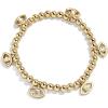 BaubleBar Divine Energy Pisa Bracelet, Trendy Fashion Jewelry, Stretch Bracelets for All Ages, Stackable and Beautiful(Evil Eye)