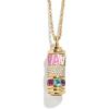 BaubleBar Initial Spinner Charm Necklace(A)