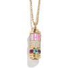 BaubleBar Initial Spinner Charm Necklace(H)