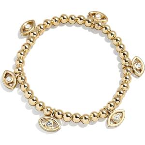 BaubleBar Divine Energy Pisa Bracelet, Trendy Fashion Jewelry, Stretch Bracelets for All Ages, Stackable and Beautiful(Evil Eye)