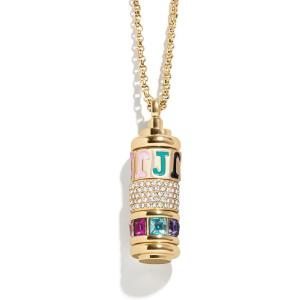 BaubleBar Initial Spinner Charm Necklace(J)