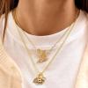 BaubleBar Disney Necklace – Gold(Daisy Duck)
