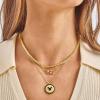 BaubleBar Disney Necklace – Gold(Pluto)