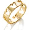 BaubleBar Disney’s Mickey Mouse Outline 18K Gold-Plated Sterling Silver Ring(Gold-Colored)