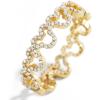 BaubleBar Disney’s Mickey Mouse Outline 18K Gold-Plated Sterling Silver Ring(Pavé)