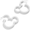 BaubleBar Disney’s Mickey Mouse Themed Earrings – Licensed Disney Jewelry for Women(Mickey Mouse Set (Hoop))