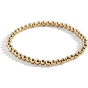 BaubleBar Pisa Bracelet – 14K Gold-Filled 5mm Beads(6mm Beads)
