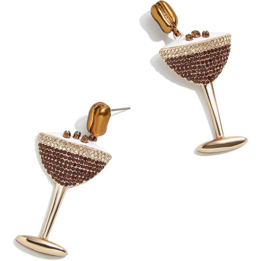 imageBaubleBar Food amp DrinkThemed Statement Earrings Novelty Earrings for Women Costume JewelryEspresso Martini  Set of 2