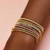 BaubleBar Bennett Tennis Bracelet for Women, Gold-Plated Brass – Hypoallergenic W/Cubic Zirconia Stones(Gold)