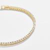 BaubleBar Bennett Tennis Bracelet for Women, Gold-Plated Brass – Hypoallergenic W/Cubic Zirconia Stones(Gold)