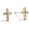 BaubleBar Cross Jewelry Gift Set, Necklace & Earrings Set, Fashion Jewelry for Women, Wrapped in a Gift Box, Perfect for Birthday, Christmas, Valentine’s Day