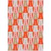 BaubleBar On Repeat Custom Blanket, Pink/Orange, Letter M(Pink/Orange)