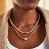BaubleBar Women’s Bennett Tennis Necklace(Gold Plated Brass)