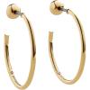 BaubleBar Open Hoop Earrings for Women – Lightweight, Hypoallergenic Hoops with Post Back Closure(Dalilah – Small)