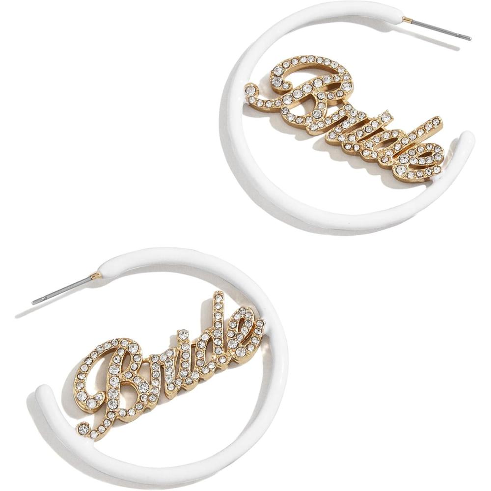 imageBaubleBar WeddingThemed Earring SetsWife of the Party  Hoop