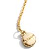 BaubleBar Mickey Mouse & Minnie Mouse Disney Better Half Necklace – Clear/Gold