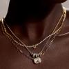 BaubleBar Renee Charm Necklace(Clear)