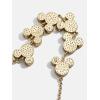 BaubleBar Disney Gold-Plated Brass Pull-Tie Bracelet(Mickey Mouse)