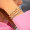 BaubleBar Disney Gold-Plated Brass Pull-Tie Bracelet(Minnie Mouse)