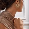 BaubleBar Special Occasion Earrings – Perfect Night Out Jewelry, Fashion Earrings for Women(Jaskamal – Hoop)