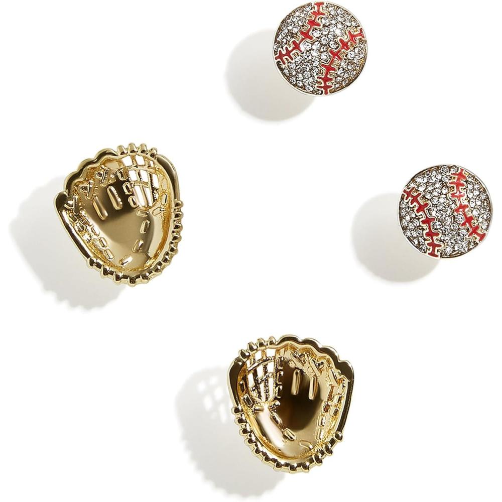 imageBaubleBar SportThemed Statement Earrings Novelty Stud Earrings for Women Costume JewelryPlay Ball
