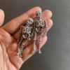 BaubleBar Seasonal Novelty Earrings for Women – Beautiful and Giftable Holiday and Themed Earrings for Parties and Events(Pave Skeleton)
