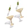 BaubleBar Martini and Olive Earring Set