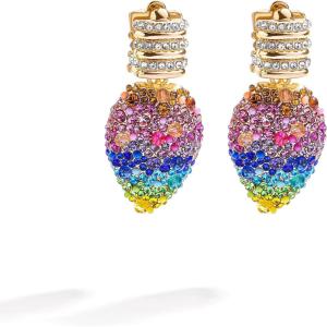 BaubleBar Seasonal Novelty Earrings for Women – Beautiful and Giftable Holiday and Themed Earrings for Parties and Events(Christmas Light)