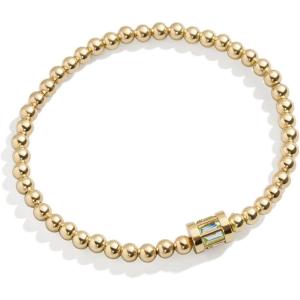 BaubleBar Tatum Birthstone Bracelet(Peridot)