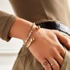 BaubleBar Kayden Gold-Plated Brass Tennis Bracelet for Women – Trendy, Chic, & Hypoallergenic Gold-Plated Tennis Bracelet, Beautiful Cubic Zirconia Stones in Mixed Shapes(Neutral Tones)