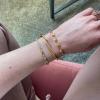BaubleBar Kayden Gold-Plated Brass Tennis Bracelet for Women – Trendy, Chic, & Hypoallergenic Gold-Plated Tennis Bracelet, Beautiful Cubic Zirconia Stones in Mixed Shapes(Neutral Tones)