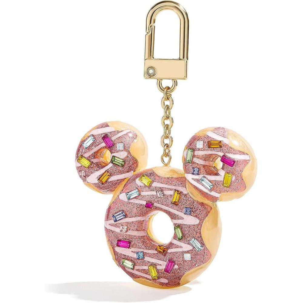 imageBaubleBar Disney Mickey Mouse Food Themed Bag CharmsMickey Mouse  Pink Donut Bag Charm