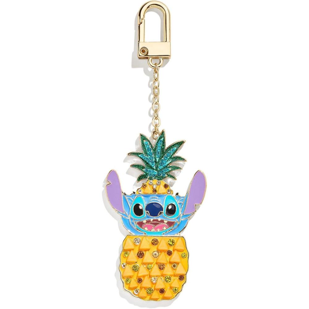 imageBaubleBar Licensed 2D Bag Charms  Assorted Character Keychains for All Ages  Perfect for GiftingLilo  Stitch  Stitch Pineapple