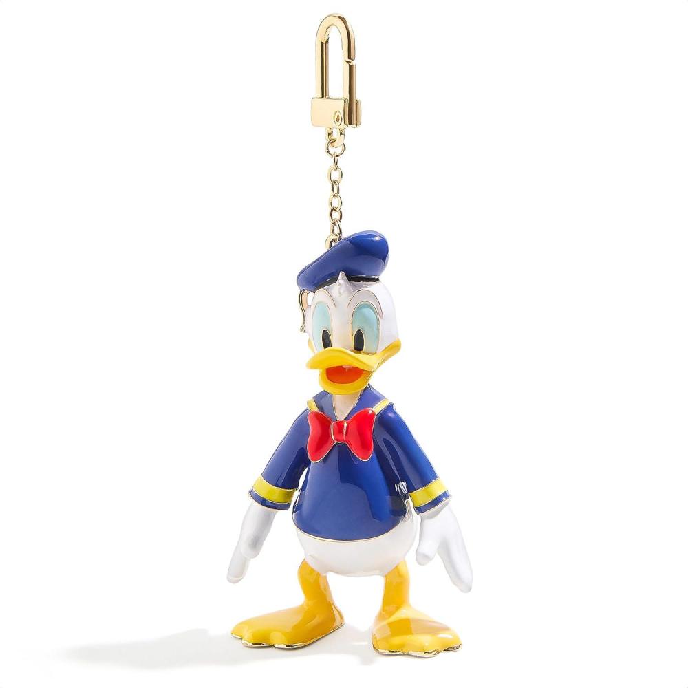 imageBaubleBar Licensed 3D Bag Charms for All Ages  Cute Character Keychains to Display on Backpacks and PursesEnamel Donald Duck