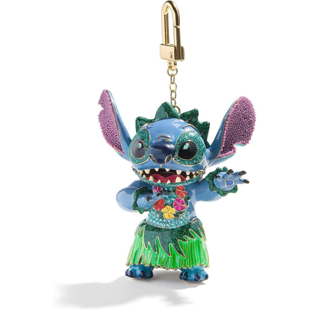 imageBaubleBar Licensed 3D Bag Charms for All Ages  Cute Character Keychains to Display on Backpacks and PursesLilo  Stitch  Stitch Hula